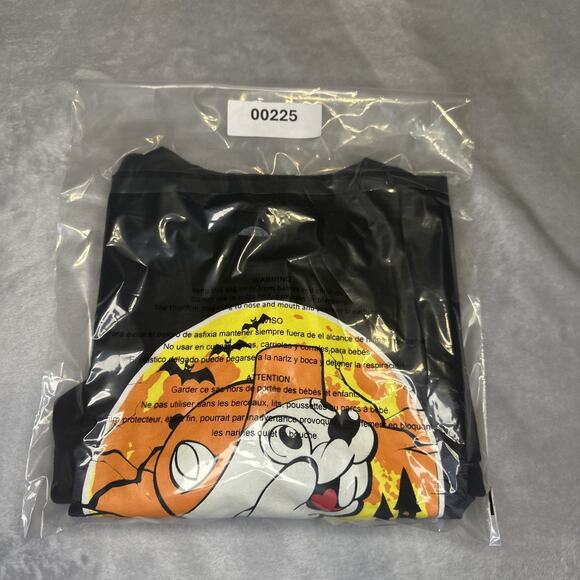 BUC-EE'S BLACK T-SHIRT HALLOWEEN LET'S BOO THIS! SIZE Medium Fall Ghost Goblin - Picture 7 of 7